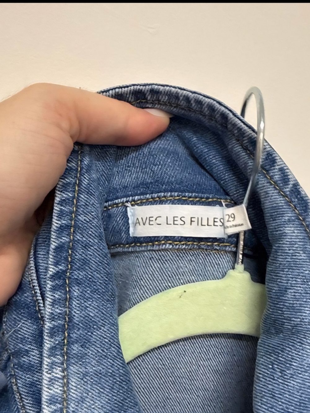AVEC LES FILLES Women's Blue Denim Jeans - 29